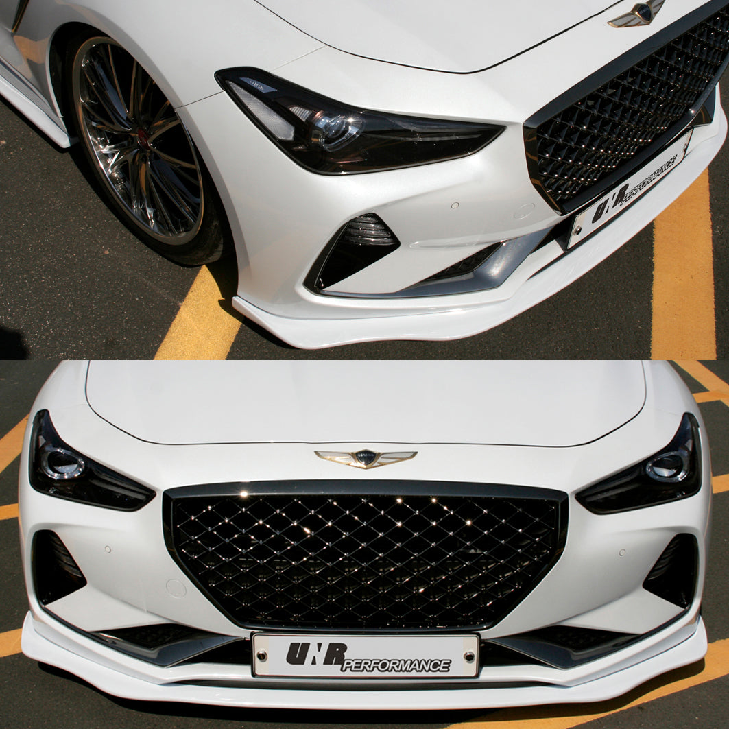 Front Splitter for Genesis G70 2019-2021 [KDMHolic Collection with UNR Performance] US Inventory