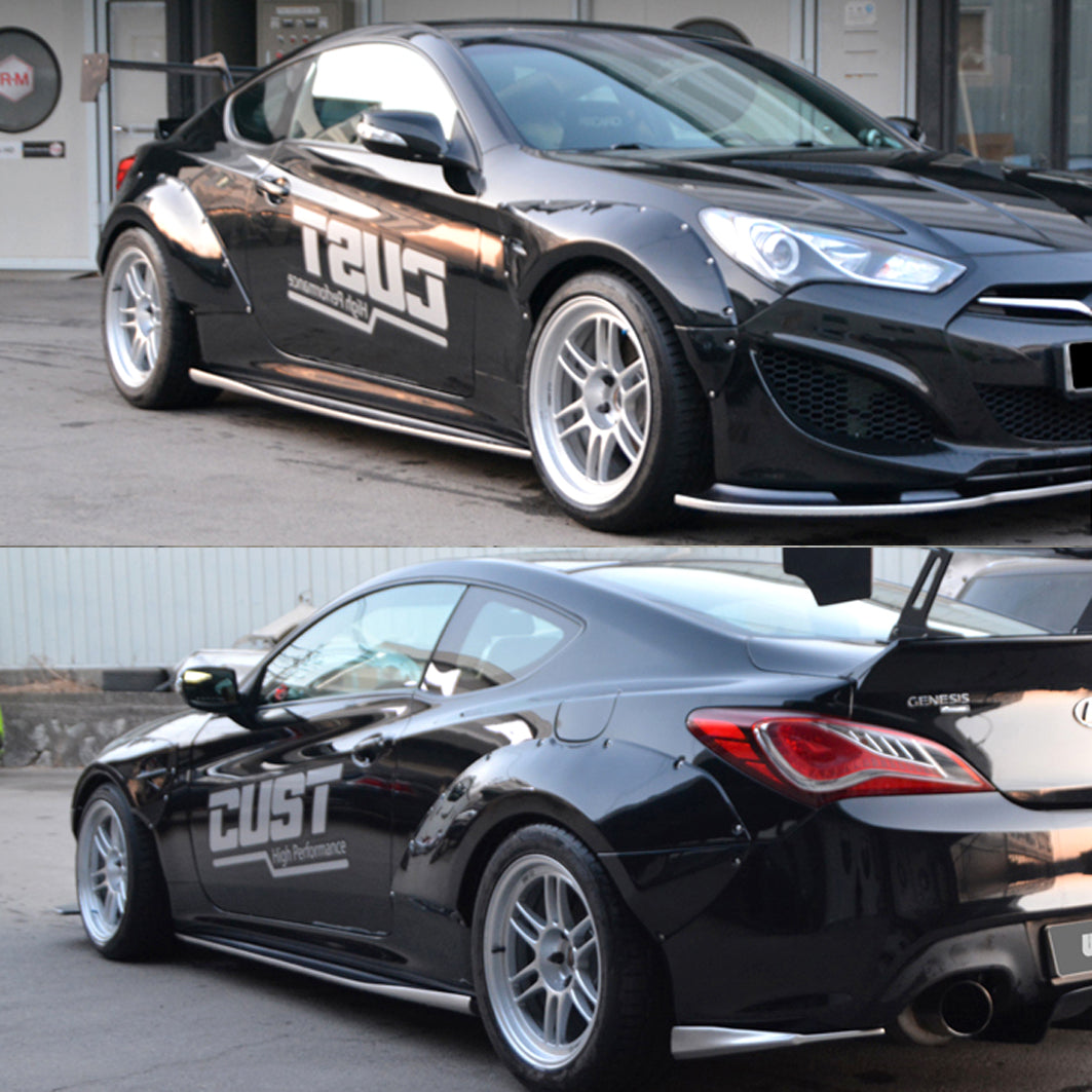 Widebody Fender Flares for Genesis Coupe [KDMHolic Collection with UNR Performance] US Inventory