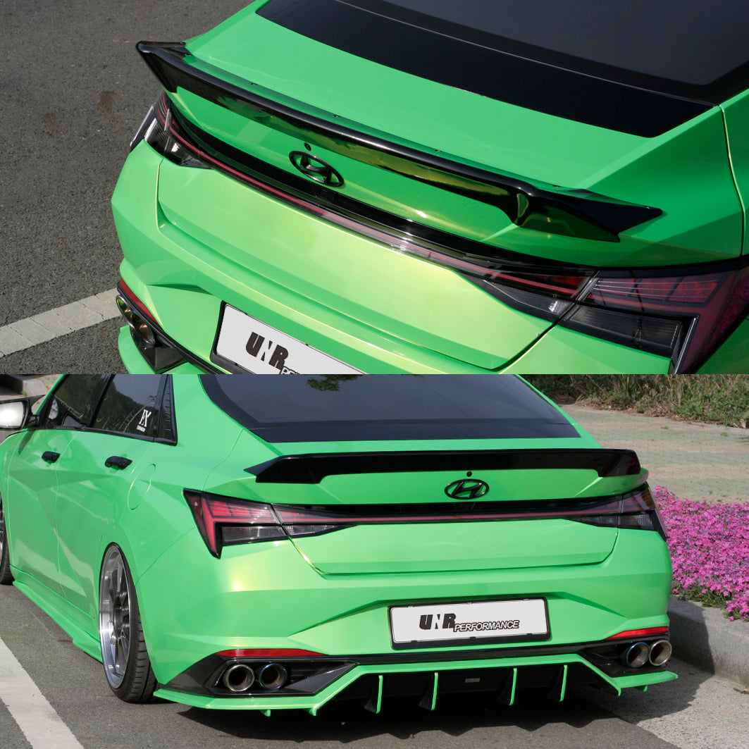 Duckbill Spoiler for Hyundai Elantra CN7 2021+ [KDMHolic Collection with UNR Performance] US Inventory