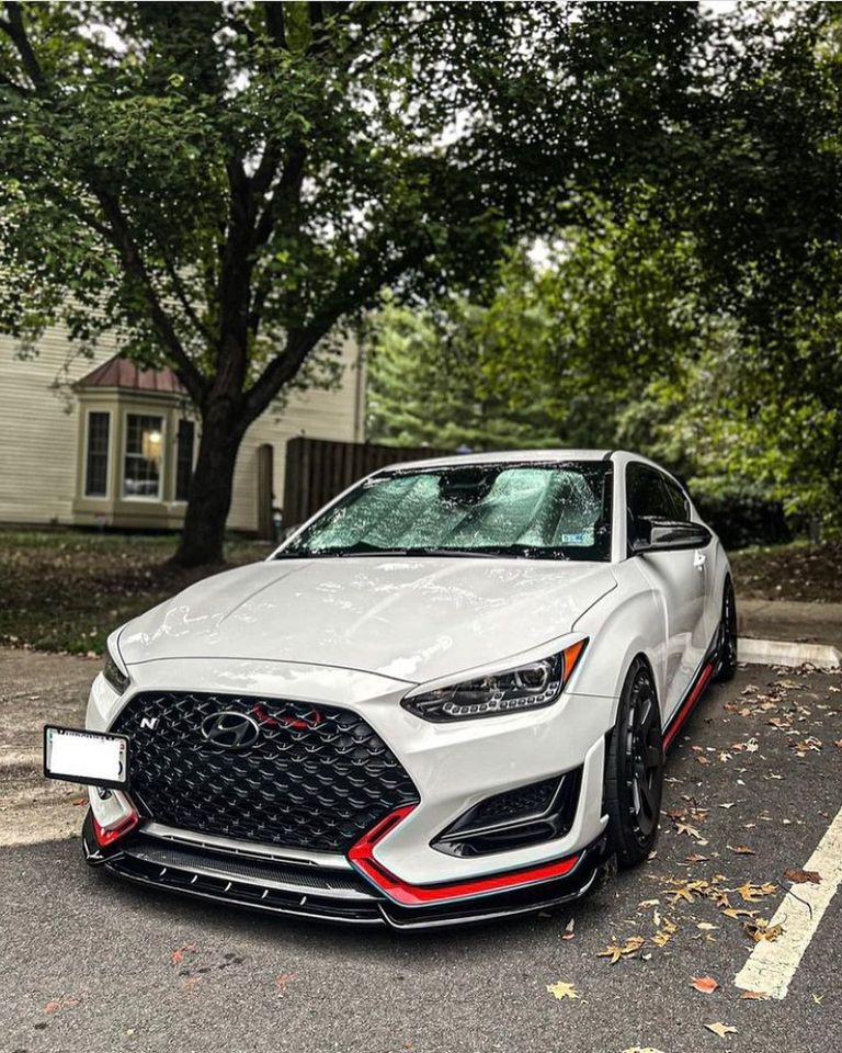 Front Splitter for Hyundai Veloster N [KDMHolic Collection with UNR Performance] US Inventory