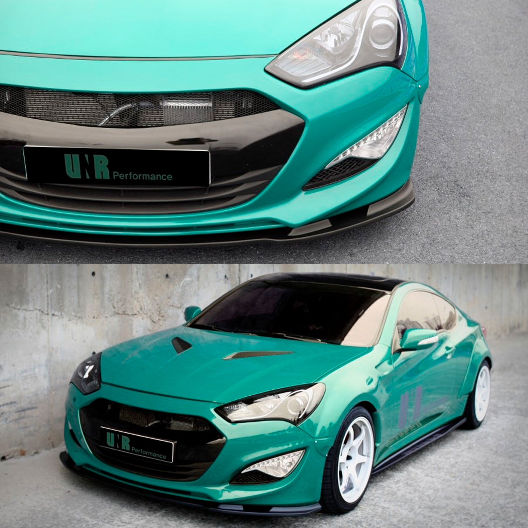 Front Splitter for Hyundai Genesis Coupe BK2 2013+ [KDMHolic Collection with UNR Performance] US Inventory