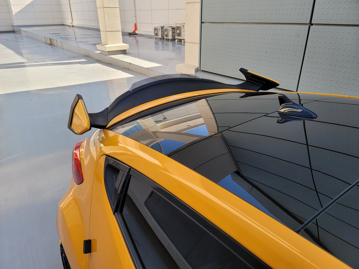 M&S R4TEN Wicker Duckbill Spoiler with Side Wing Option for Hyundai Veloster Turbo (FS)