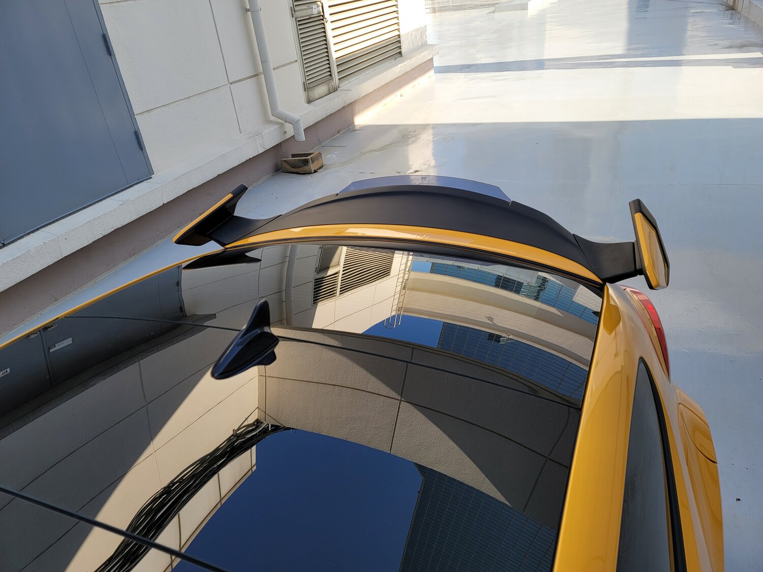 M&S R4TEN Wicker Duckbill Spoiler with Side Wing Option for Hyundai Veloster Turbo (FS)
