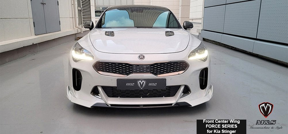M&S "FORCE SERIES" Front Center Wing for KIA Stinger