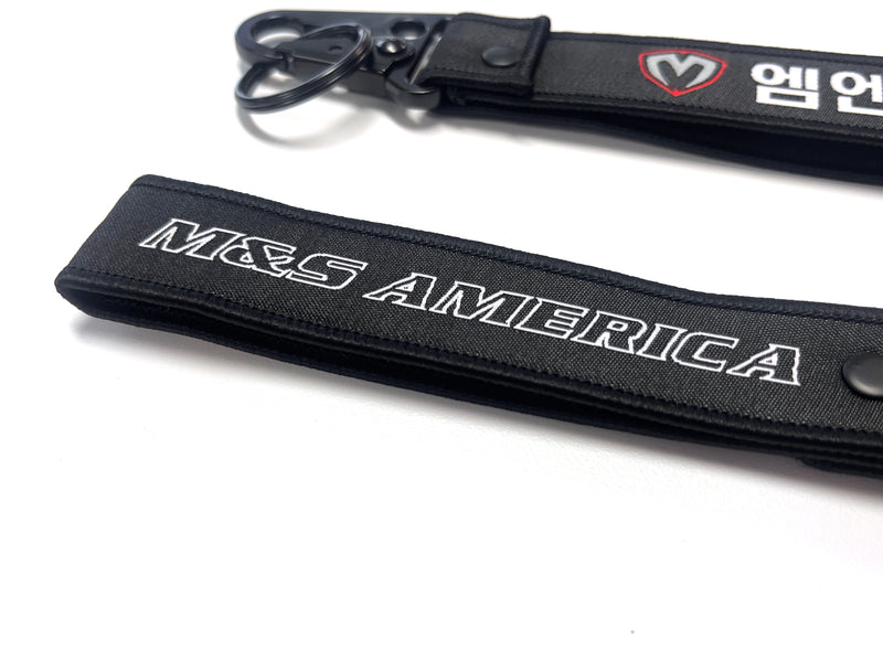 M&S Embroidered Jet Tag Keychain
