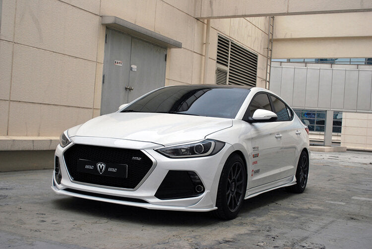 M&S Front Lip with Cup Wings for Hyundai Elantra AD 2017-2018