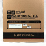 M&S Lowering Springs for Hyundai Veloster FS