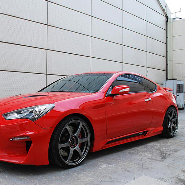 M&S Hyper G Side Skirts (ABS) for Hyundai Genesis Coupe BK1 & BK2