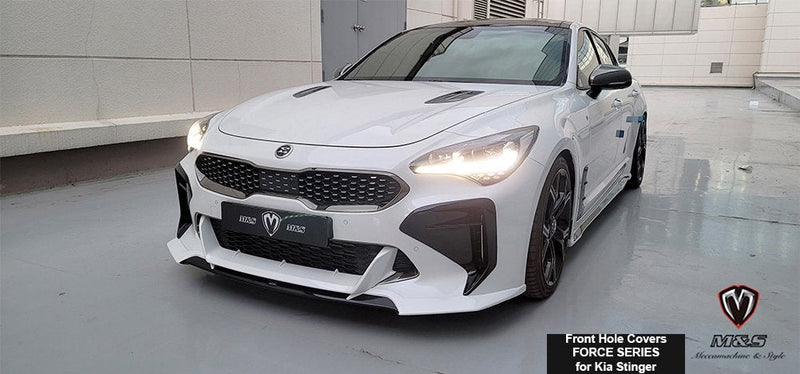 M&S "FORCE SERIES" Front Vent Hole Covers for KIA Stinger