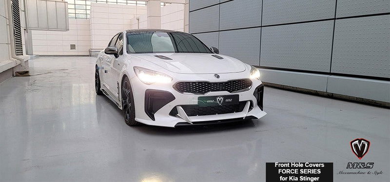 M&S "FORCE SERIES" Front Vent Hole Covers for KIA Stinger